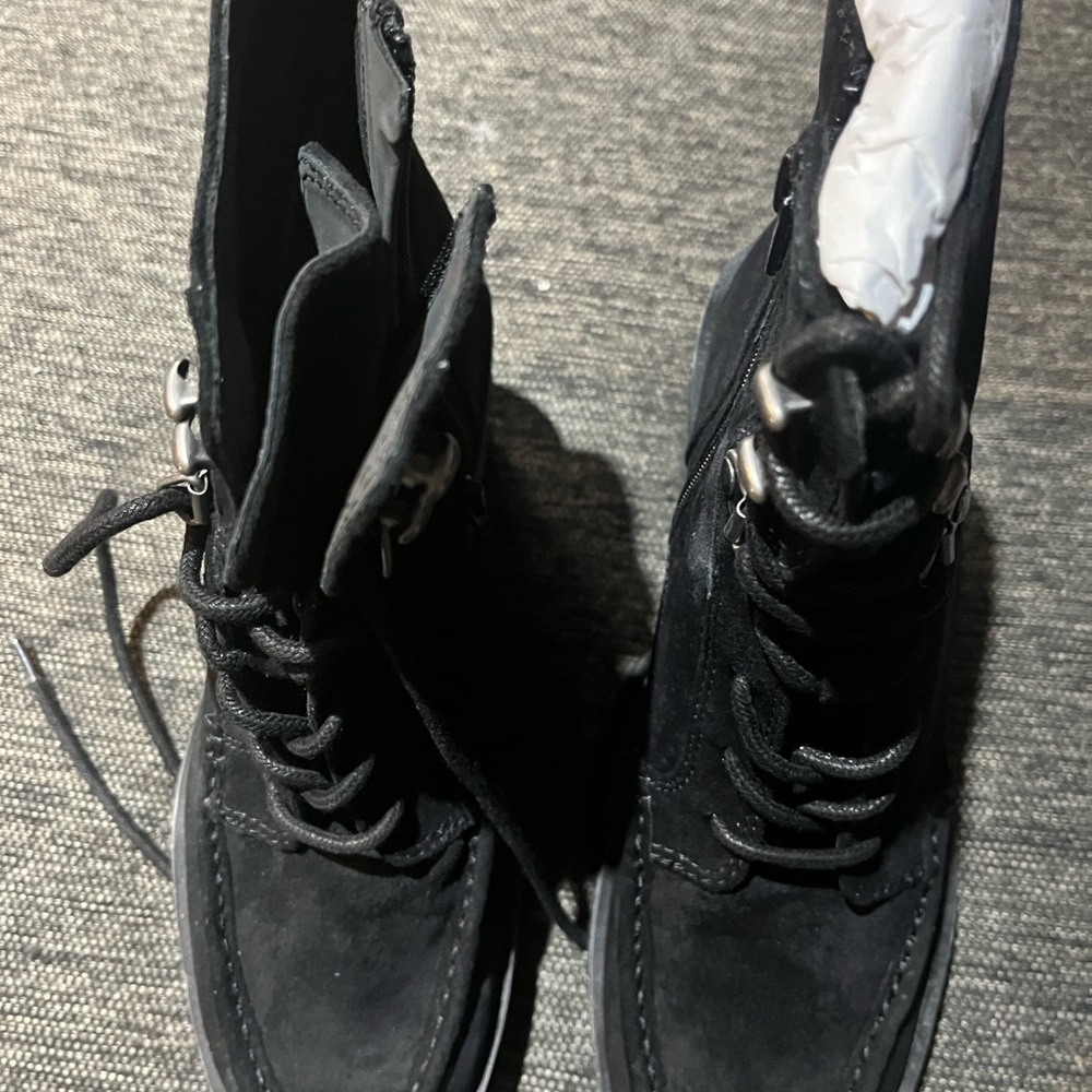 Zodiac black boots size 8 - Picture 2 of 5